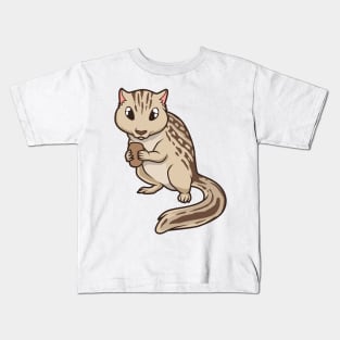 Kawaii Thirteen-lined ground squirrel Kids T-Shirt